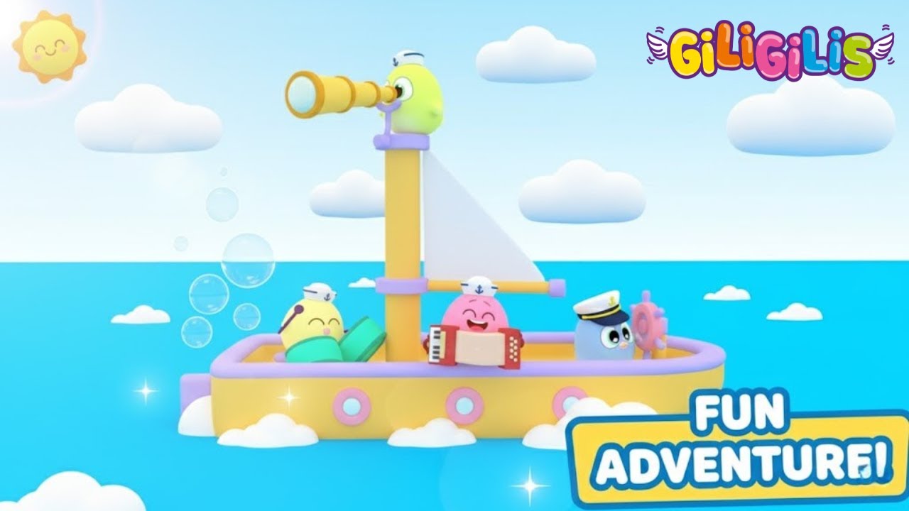 Giligilis Sail the Seas! ⛵🎶 Fun Musical Learning Compilation for Kids