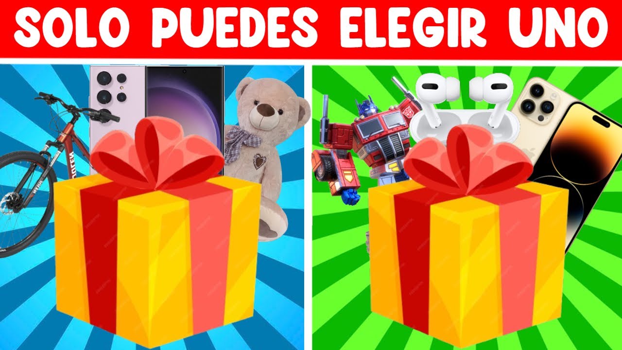 Elige Un Regalo De Navidad Sin Equivocarte 🎁🎅! Nuevo Test Elige Uno Version Regalos 🤯! Trivia 2024