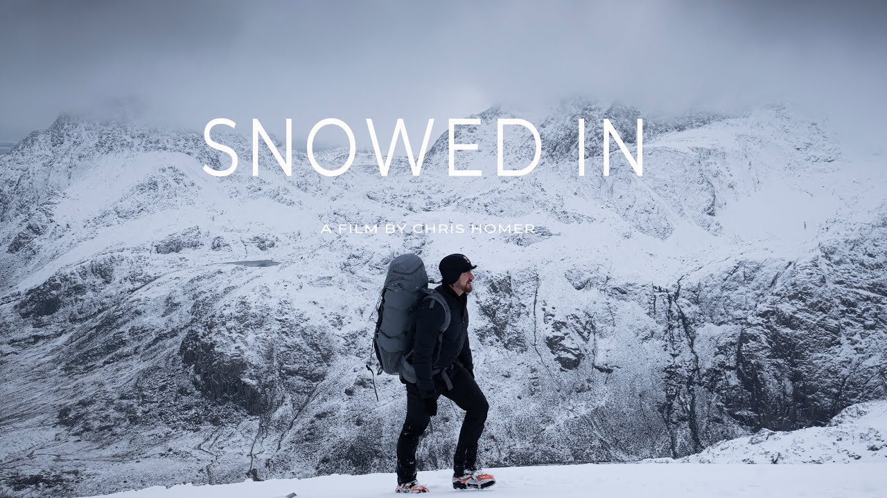 winter camping in snowdonia.