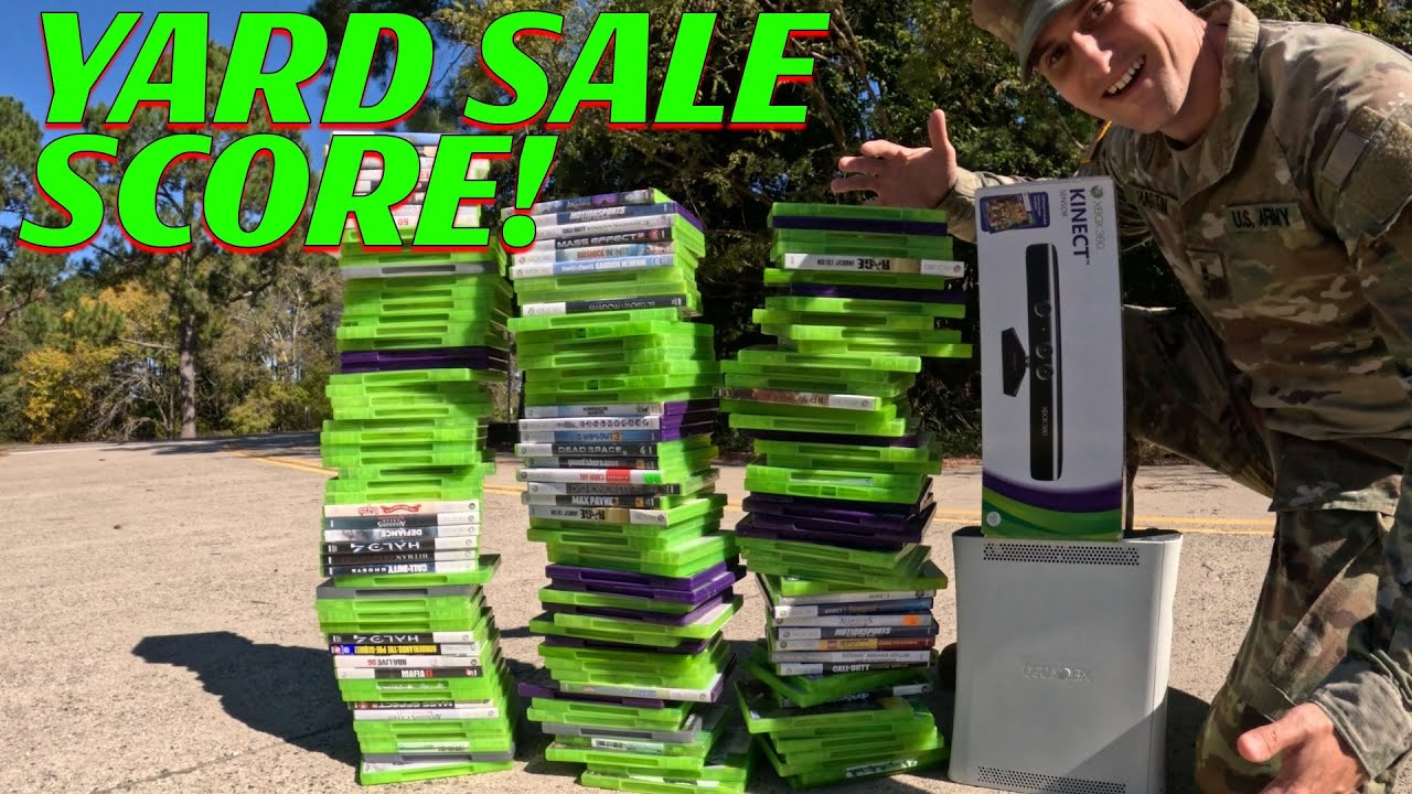 Самая большая распродажа! Огромная коллекция Xbox 360! Безумная покупка ретро-видеоигры.