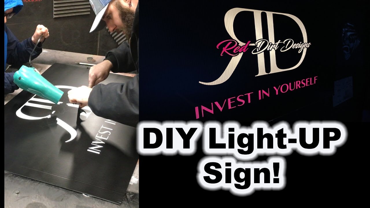 DIY Neon Sign! Using Cricut!