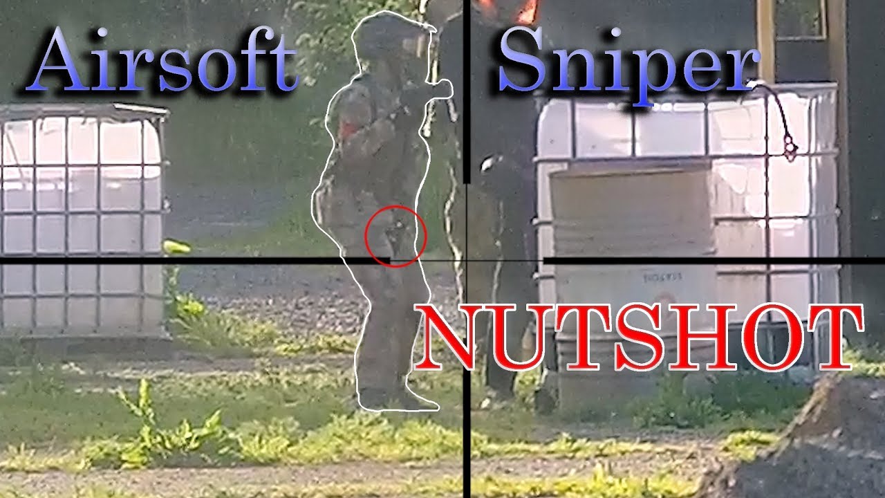 Airsoft sniper (Nutshot) Zoomcam, 360 cam with commentary
