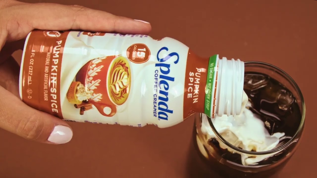Splenda Pumpkin Spice Coffee Creamer - Iced Coffee