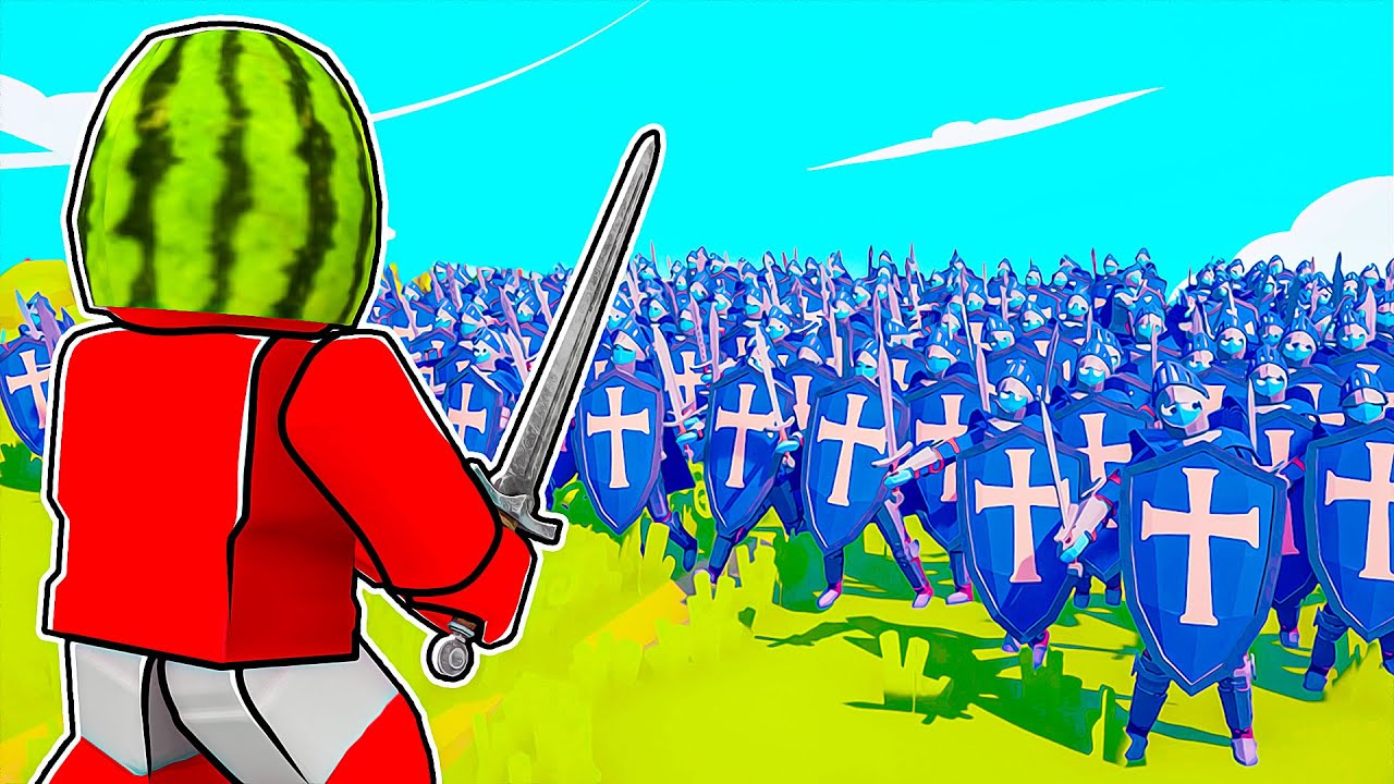 1 MELON vs. 10,000 NOOBS!