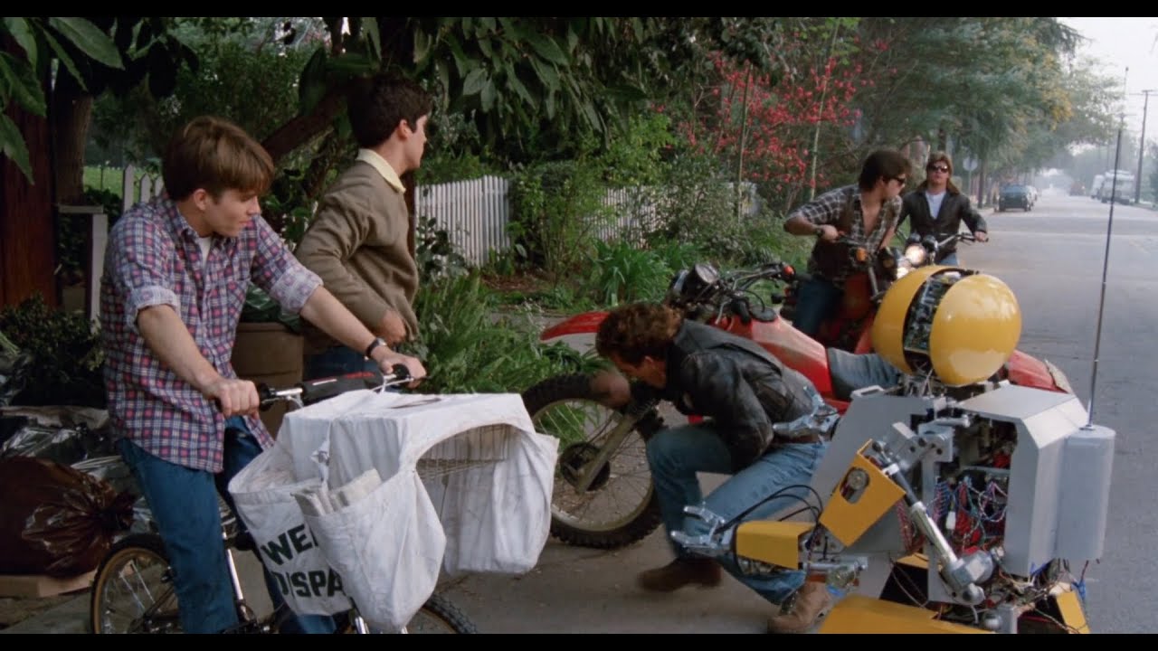 Deadly Friend (1986) Biker Gang Scene