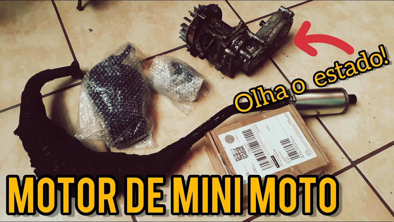 Reformando motor de mini moto 49cc - Parte 1