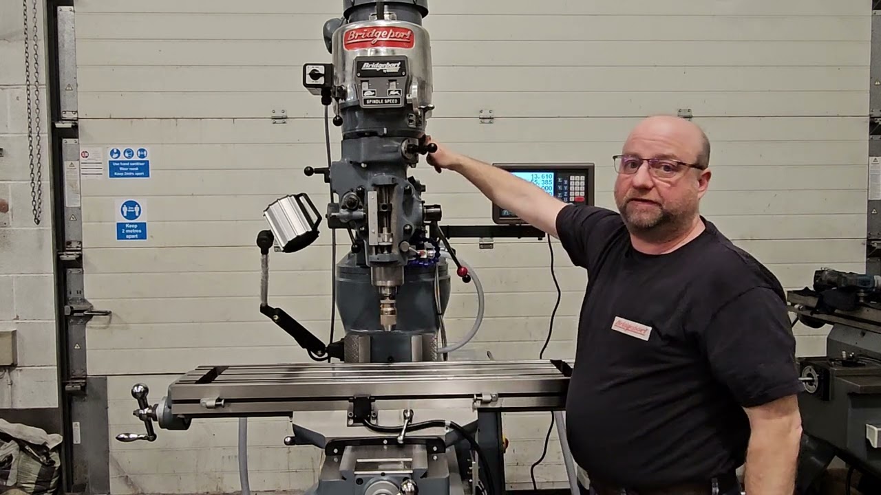 Bridgeport milling machine for sale fully rebuilt with 42inch table.