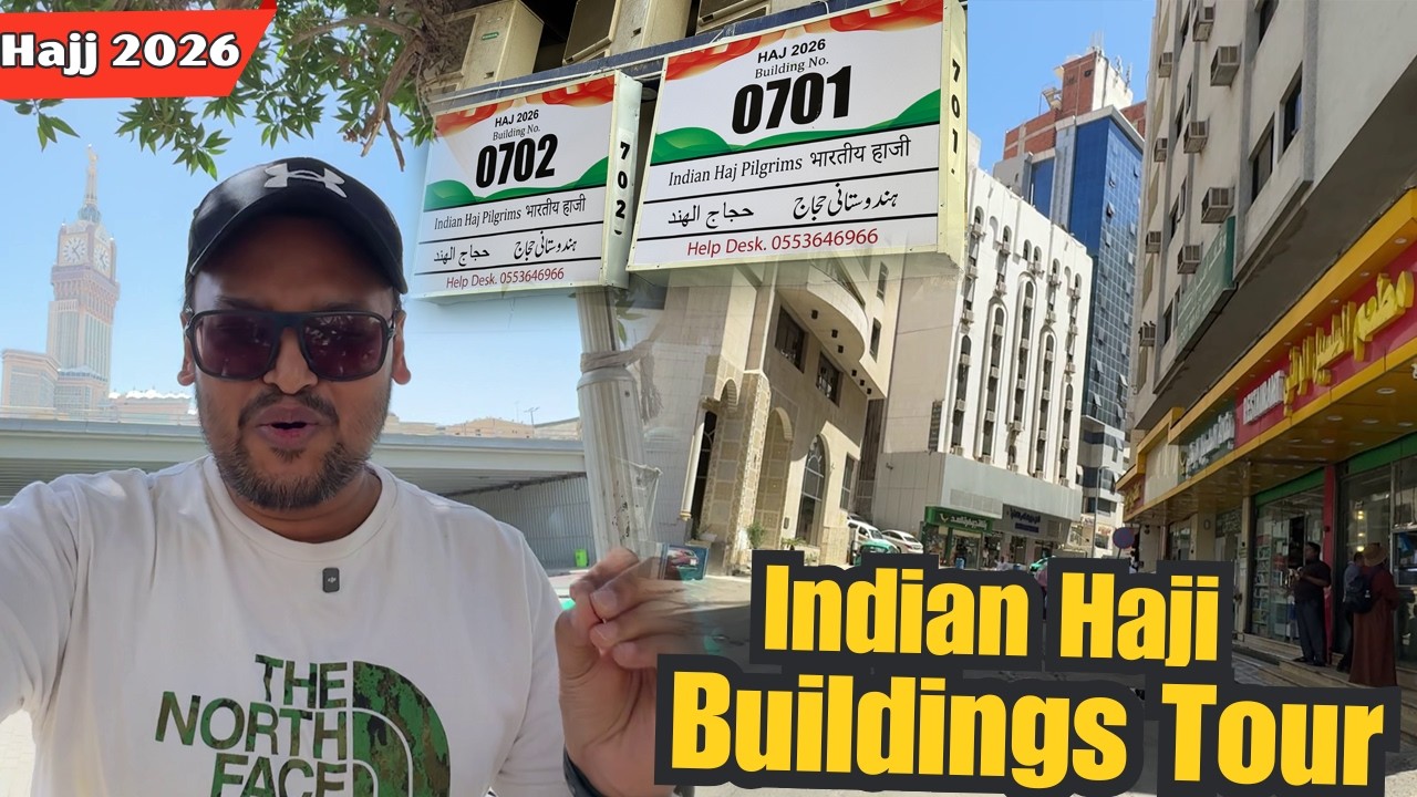 Indian Haji Area & Buildings Tour | Surprising Truth of Hajj 2026!