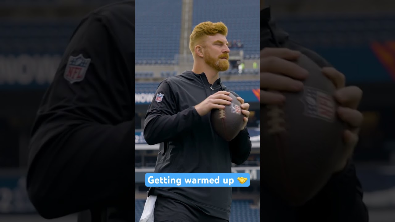 Warm ups 🤩 #panthers #nfl #andydalton 📺: CBS