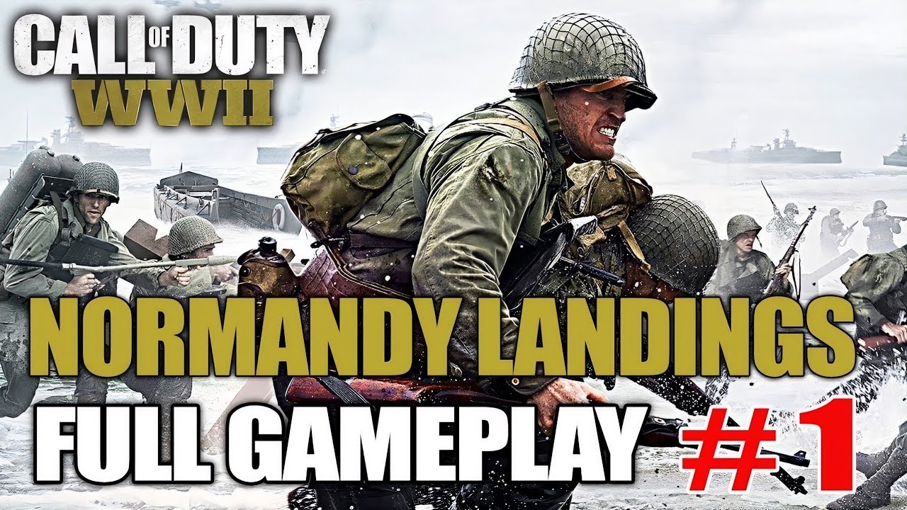 Call of Duty WW2 Gameplay Walkthrough Part 1 - Normandy D-Day