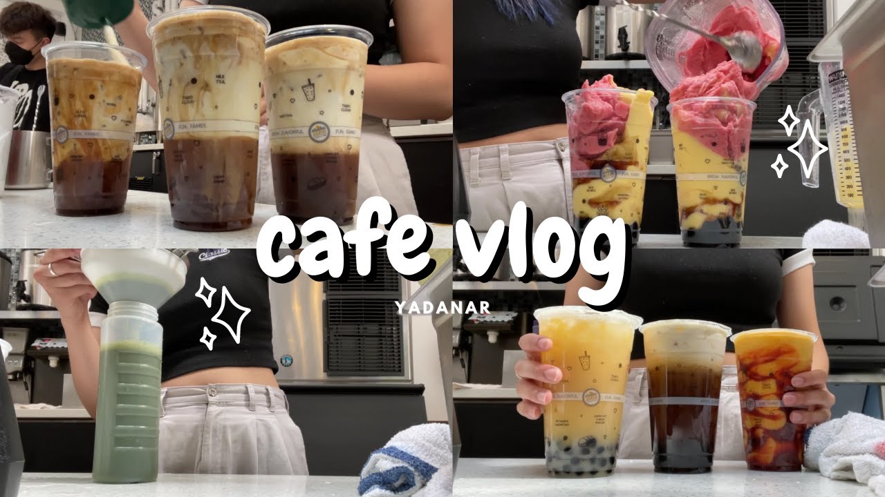 NEW cafe vlog!! societea sf - tropical sunset, taro cloud, brown sugar latte! + japan updates