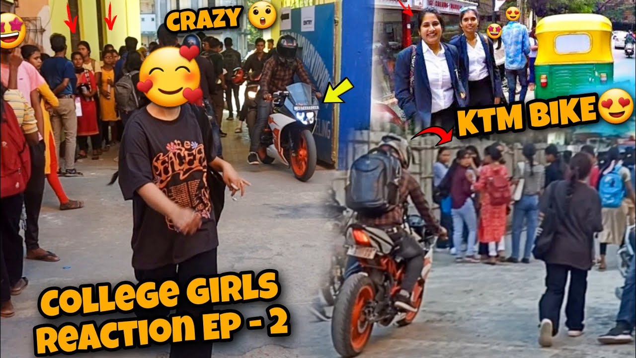 KTM Rc390 College Girl Reaction 🥰|| Public Reaction On kTM Bike 😍 Ep - 2