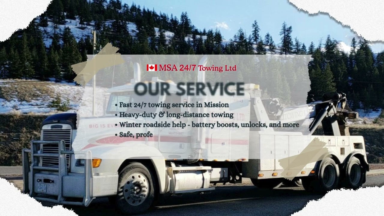 Trusted Towing Service in Mission: When Every Minute Counts