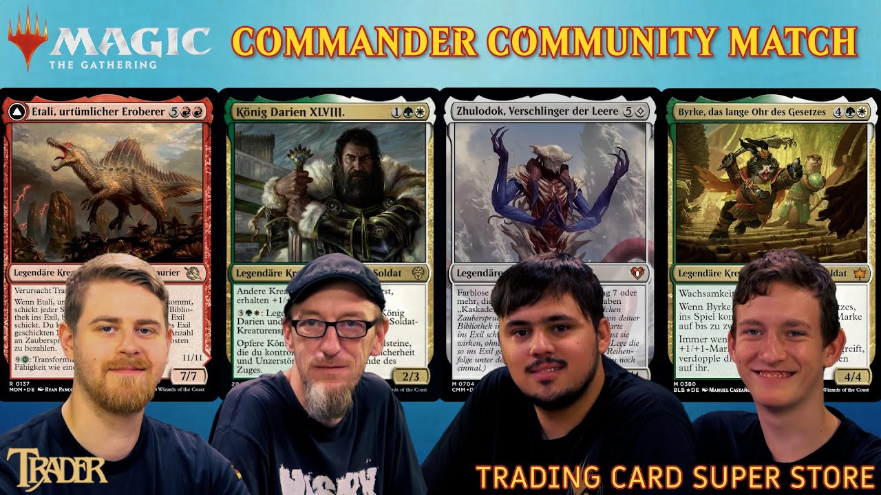 MTG Commander Gameplay 385 | Magic the Gathering deutsch | Trader Event Multiplayer Deck Match 2025