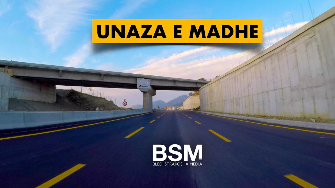 Unaza e Madhe e Tiranës - Rruga e re TEG - Shkozë (segmenti i plotë) Albania 2021 [4K Driving video]