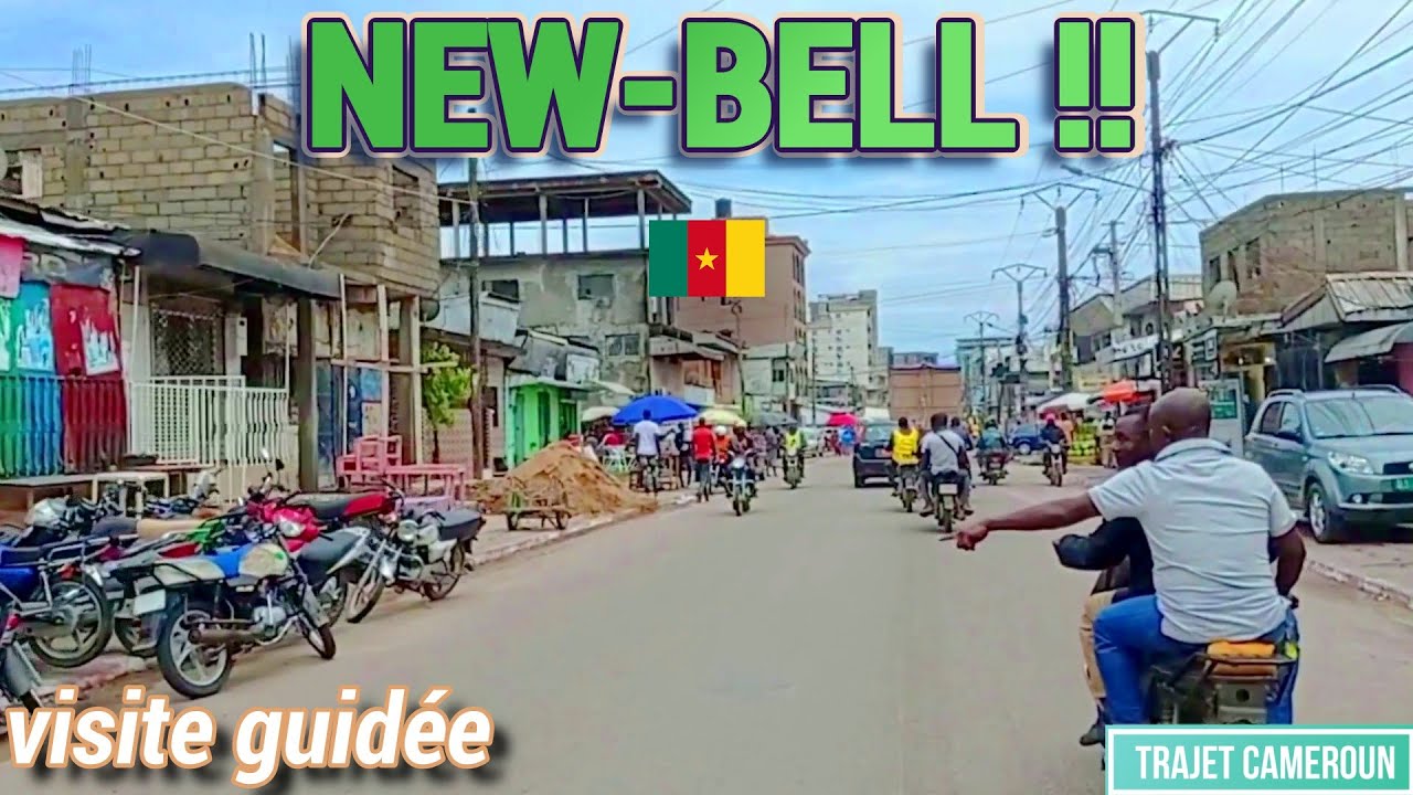 (Douala - Cameroun) Quartier New-Bell : Visite guidée - Trajet Cameroun