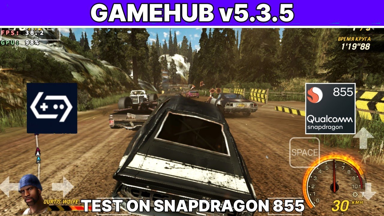 Flatout Ultimate Carnage (GameHub 5.3.5 /Pixel 4xl, Snapdragon 855)