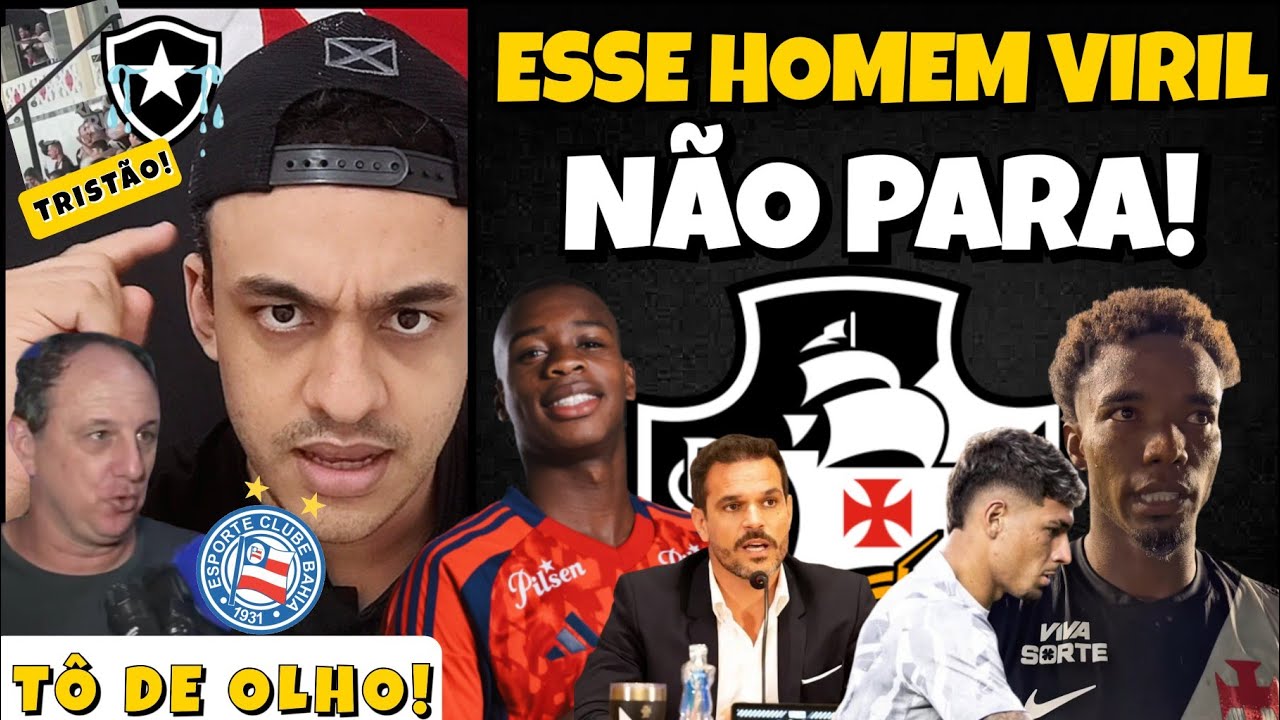 VIU, BAIRRO! CUIABANO TÁ MUITO TRISTE NO VASCO | SCOUT ANALISA VOLANTE COLOMBIANO, ADMAR FOI BUSCAR