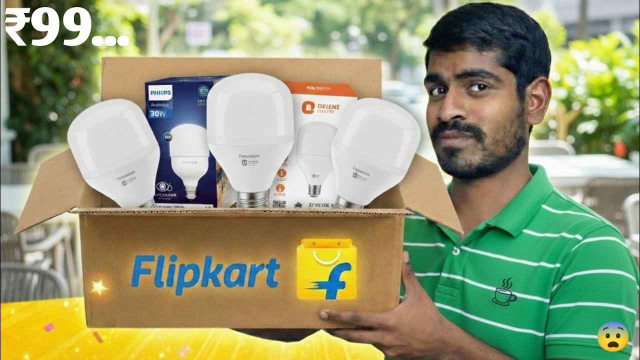 Best 30W LED Bulb Kaun Si Hai? 💡 | Philips vs Flipkart vs Havells | Cheapest & Brightest Test