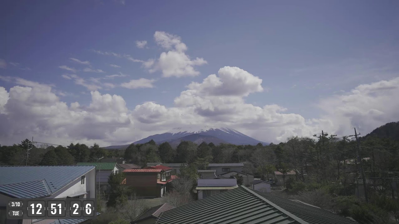 流星の富士山ライブカメラで星空観察！Meteor starry night Mount fuji live camera!