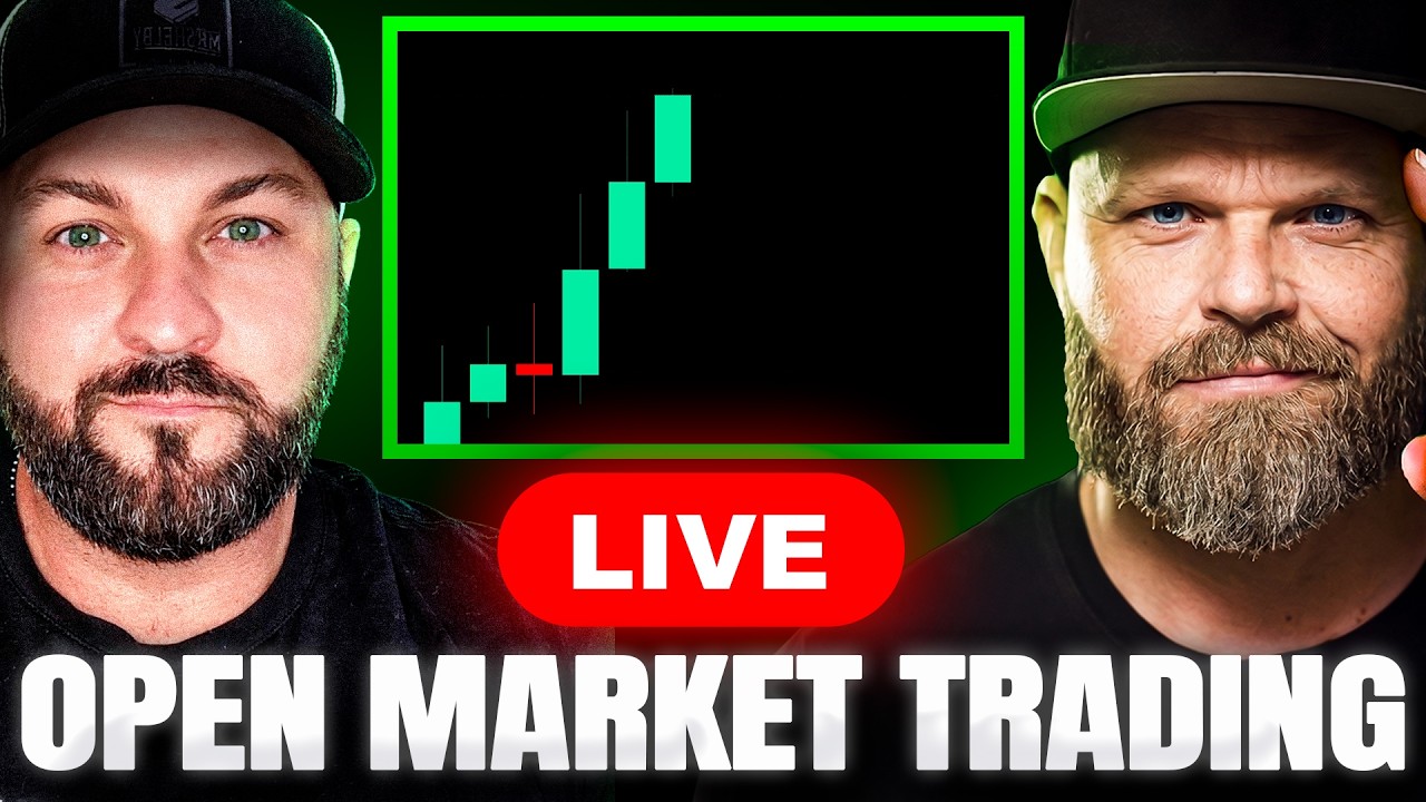 CRYPTO TRADING The Market Open | Bitcoin, NASDAQ, Gold & Oil