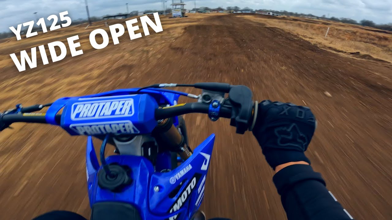YZ125 on the Gas @ White Knuckle Ranch MX