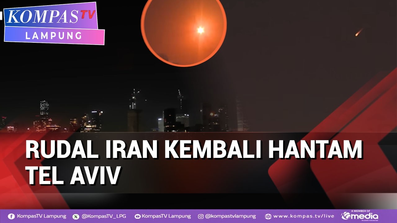 Rudal Iran Kembali Hantam Tel Aviv, Sirene Peringatan Israel Meraung