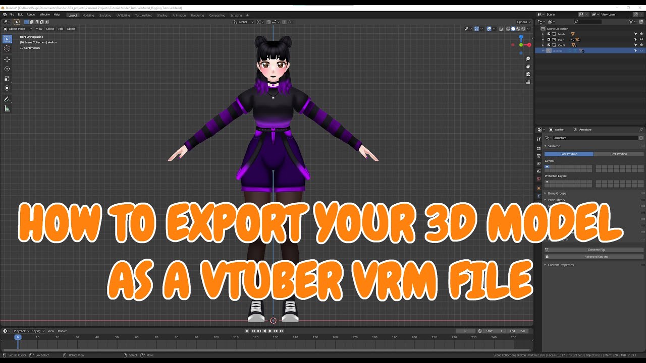 Blender to VRM  [Tutorial]