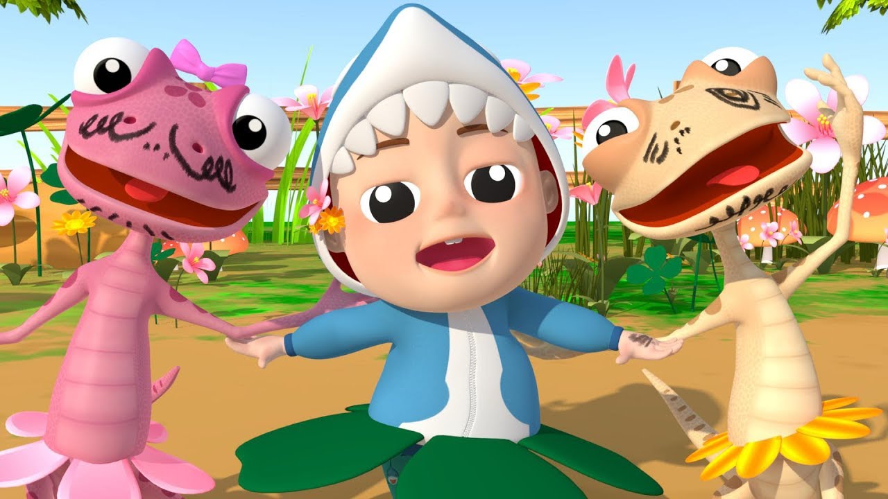 Hai Con Thằn Lằn Con ♫ Nhạc Thiếu Nhi Remix Vui Nhộn Cho B&eacute; ♫ Heo Con TV