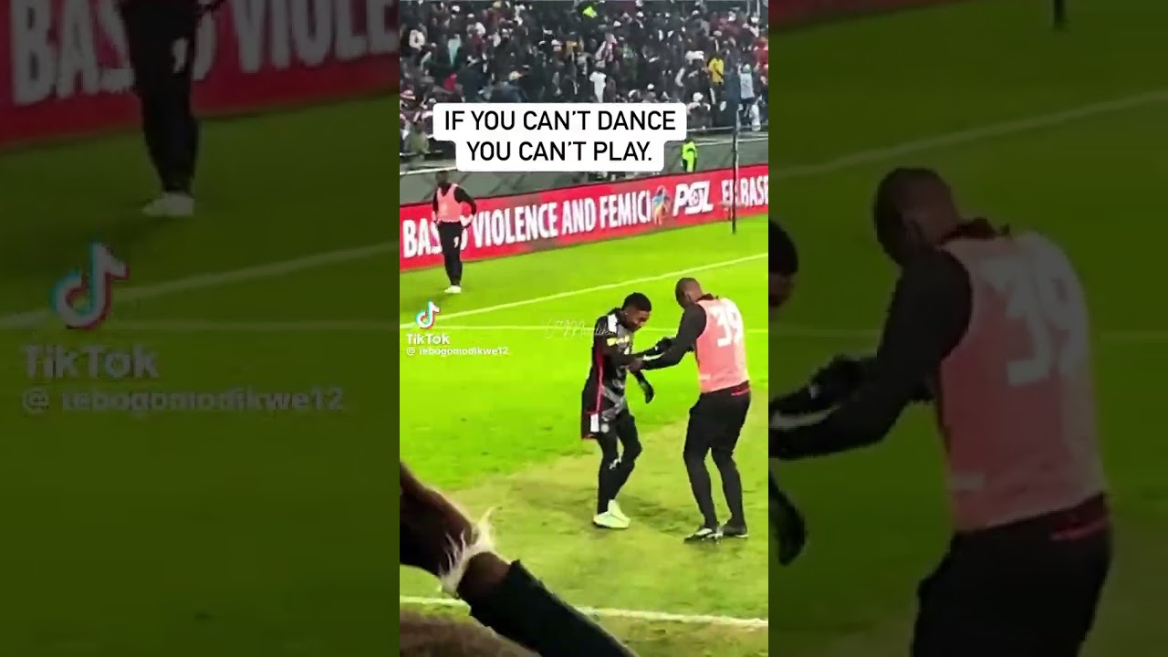 Saleng dance celebration after scoring goal #dstvpremiership #orlandopirates