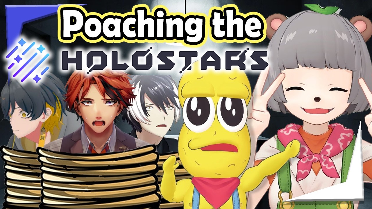 Pokopea trying to poach Roberu, Shien and Fuma from Holostars【Holostars EngSub】