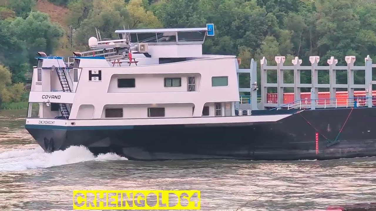 Ship Spotting Rheintal: MS Covano kommt ...135 m Lang und 17 m Breit unter Flagge der Niederlande 