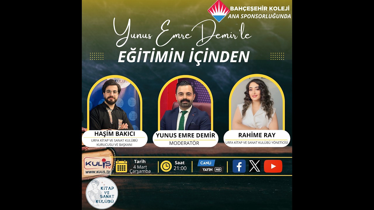 📡 🔴 #CANLIYAYIN | YUNUS EMRE DEMİR'LE EĞİTİMİN İÇİNDEN