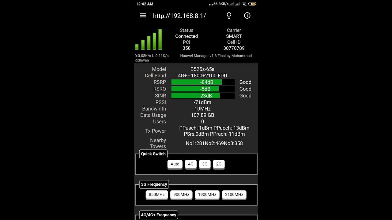 How to use Huawei manager  V 1.3