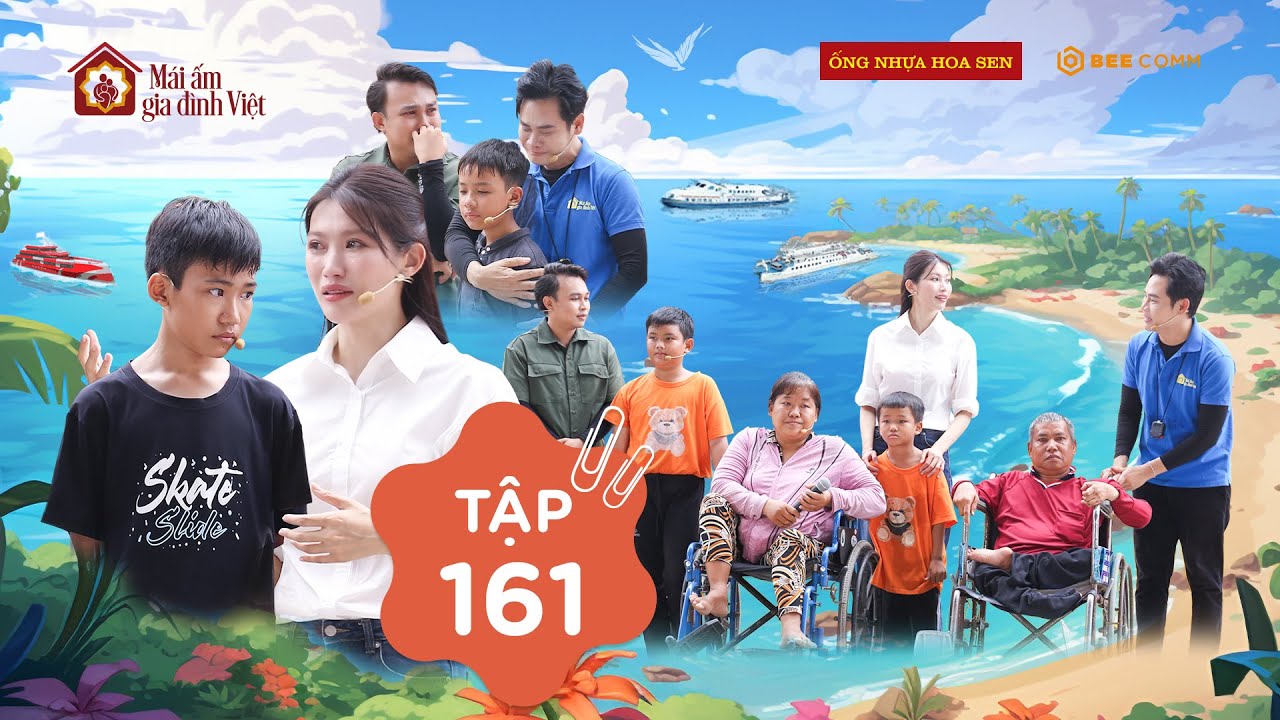 Mái Ấm Gia Đình Việt Tập 161: Chế Nguyễn Quỳnh Châu liên tục trích tiền túi gửi tặng 3 gia đình