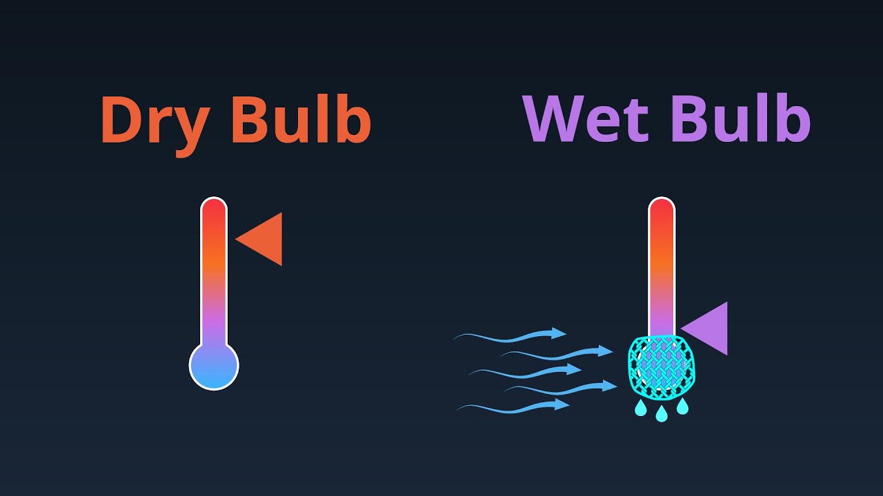 What is Dry Bulb and Wet Bulb Temperature? - with Animation and Technically Correct