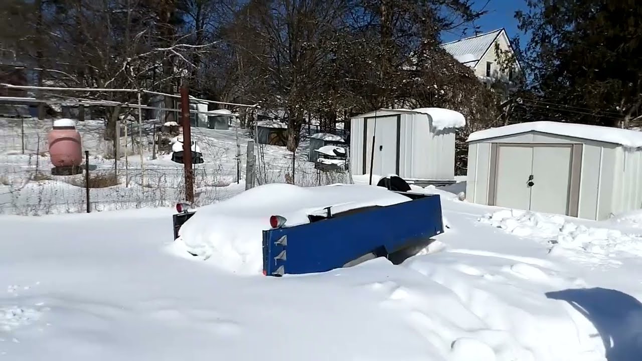 Winter update, Shed Snow Removal