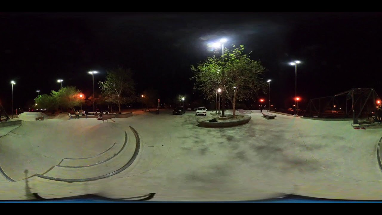 360 Camera Live Skateboarding at the skatepark!