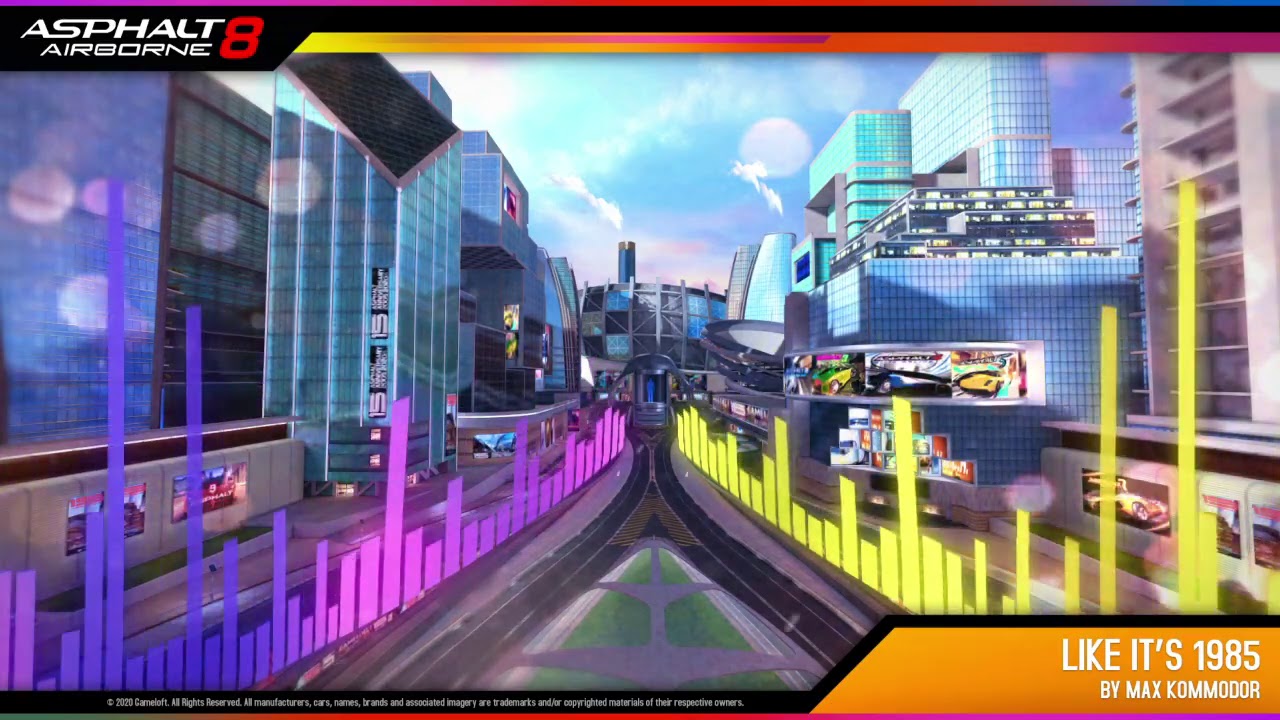 Asphalt 8 : ¨Like it's 1985¨ by Max Kommodor