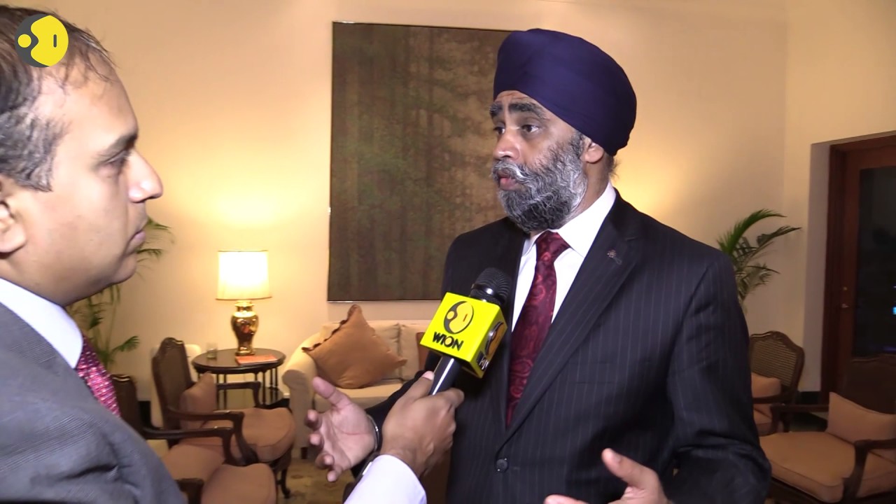 In conversation with Canada's defence minister Harjit Sajjan