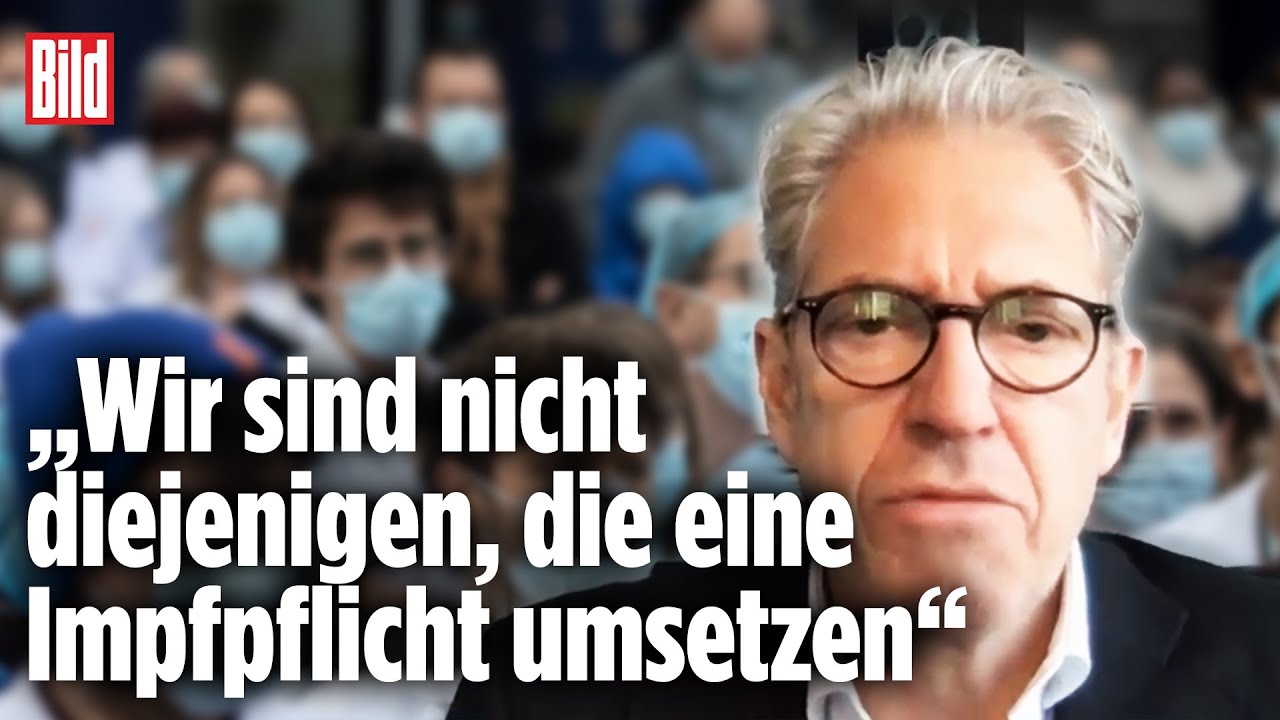 Impfpflicht-Zoff: Kassen&auml;rzte machen nicht mit | Dr. Andreas Gassen bei BILD Live