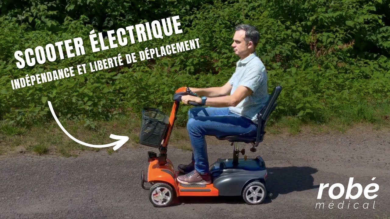 🛵 Scooter électrique pour personnes à mobilité réduite et séniors - Robemed