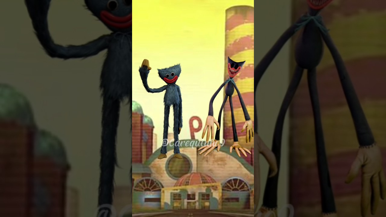 Nightmare Huggy Wuggy Vs all Poppy Playtime chapter 1,2,3 #poppplaytimechapter4  #whoisstronger