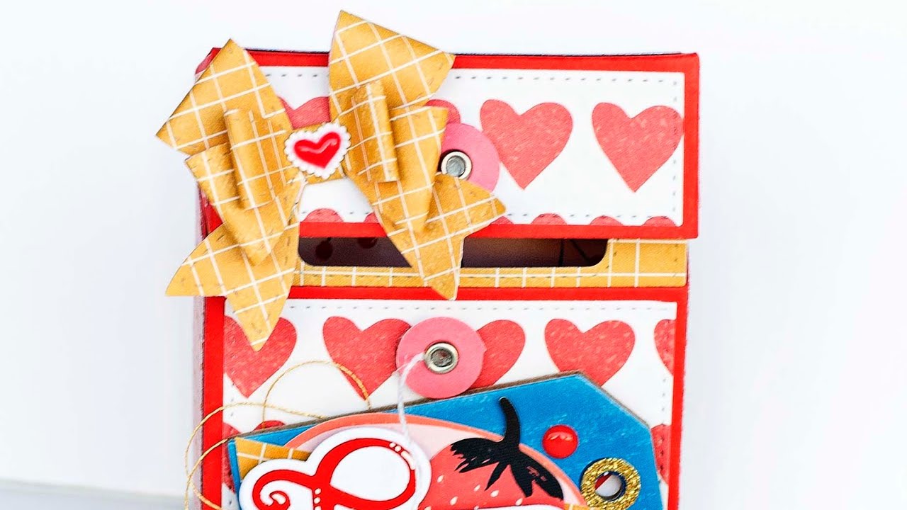 Scrap Diva Designs Flip Top Box Tutorial! @ScrapDiva29