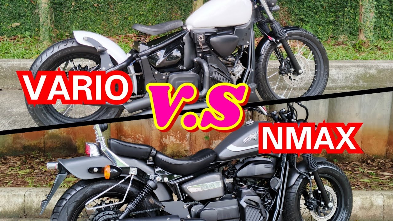 BOBBER VARIO vs CRUISER NMAX 2 Motor Custom Automatic Indonesia ala Kojay Garage