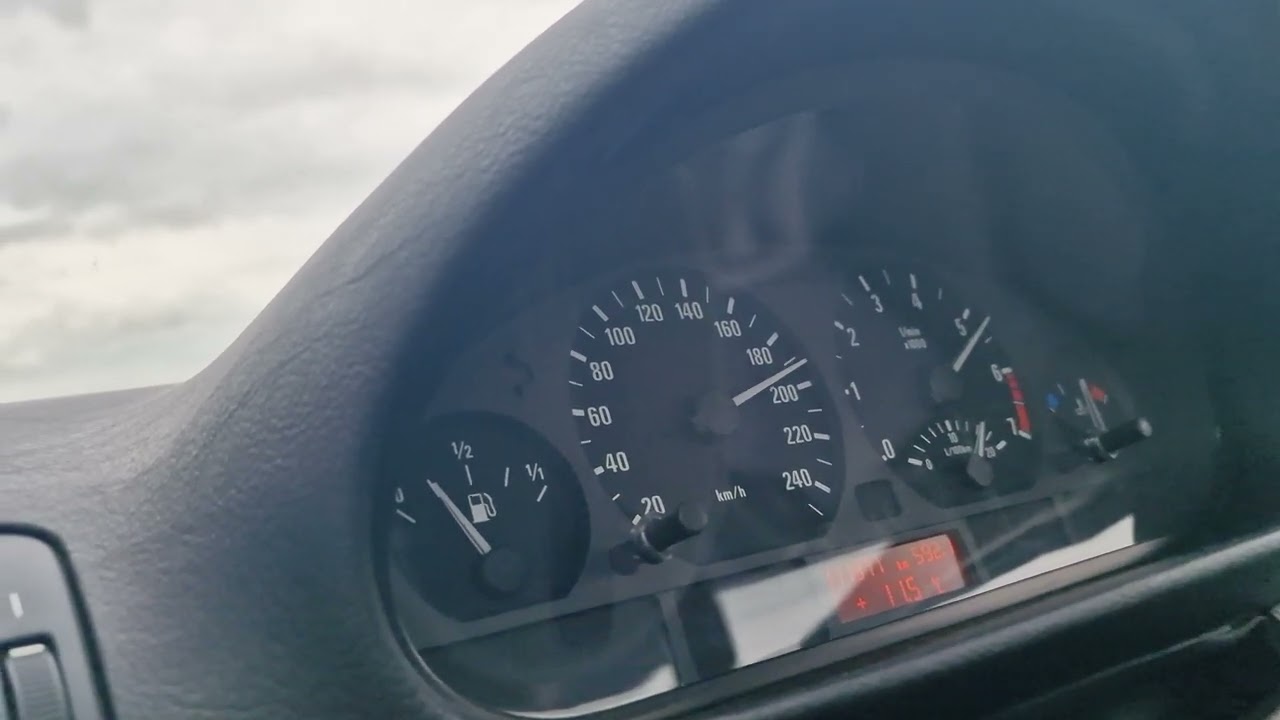 BMW e46 316i 105hp Top Speed Autobahn Acceleration M43TU