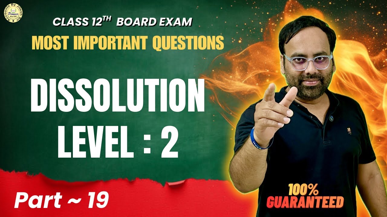 12th CBSE/RBSE Boards Special 📚 Most Expected Accounts Questions || Part 19 || Jitesh Sir Strategy