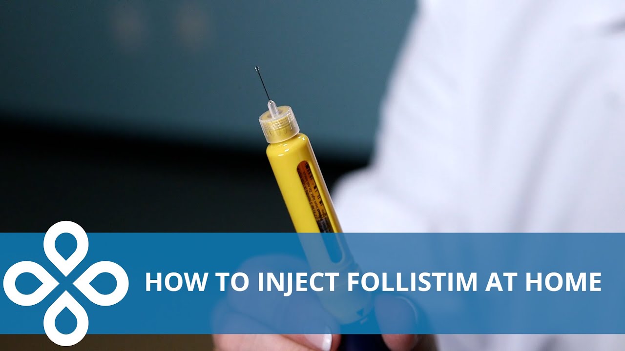 Демонстрация инъекций с помощью ручки Follistim (картридж Follistim AQ)