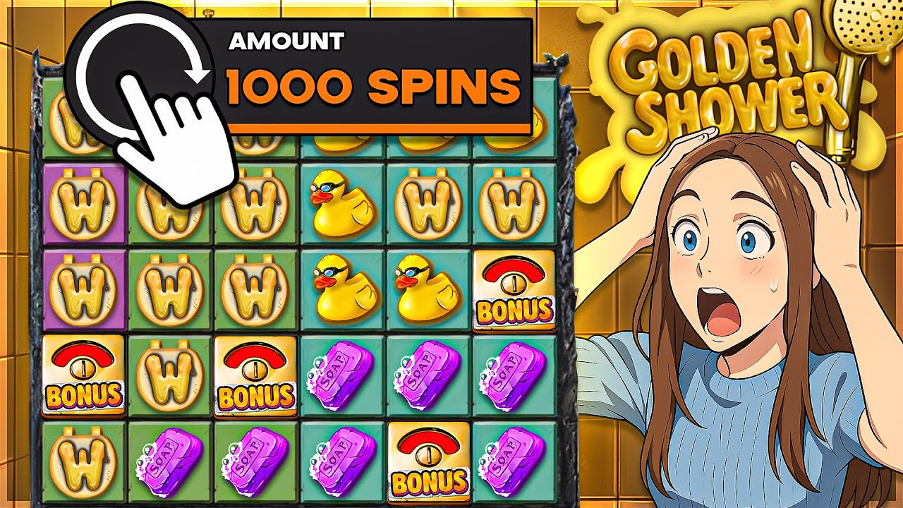 1000 вращений на слоте Golden Shower!! (Безумие!)
