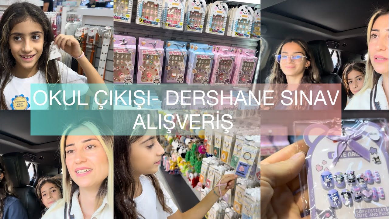 OKUL ÇIKIŞI DERSHANE SINAV ALIŞVERİŞ 🛍️
